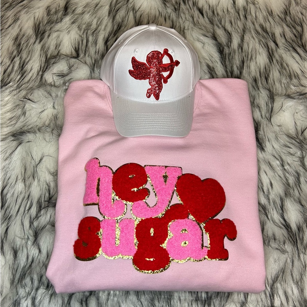 Custom Valentines Day Crewneck Sweatshirt